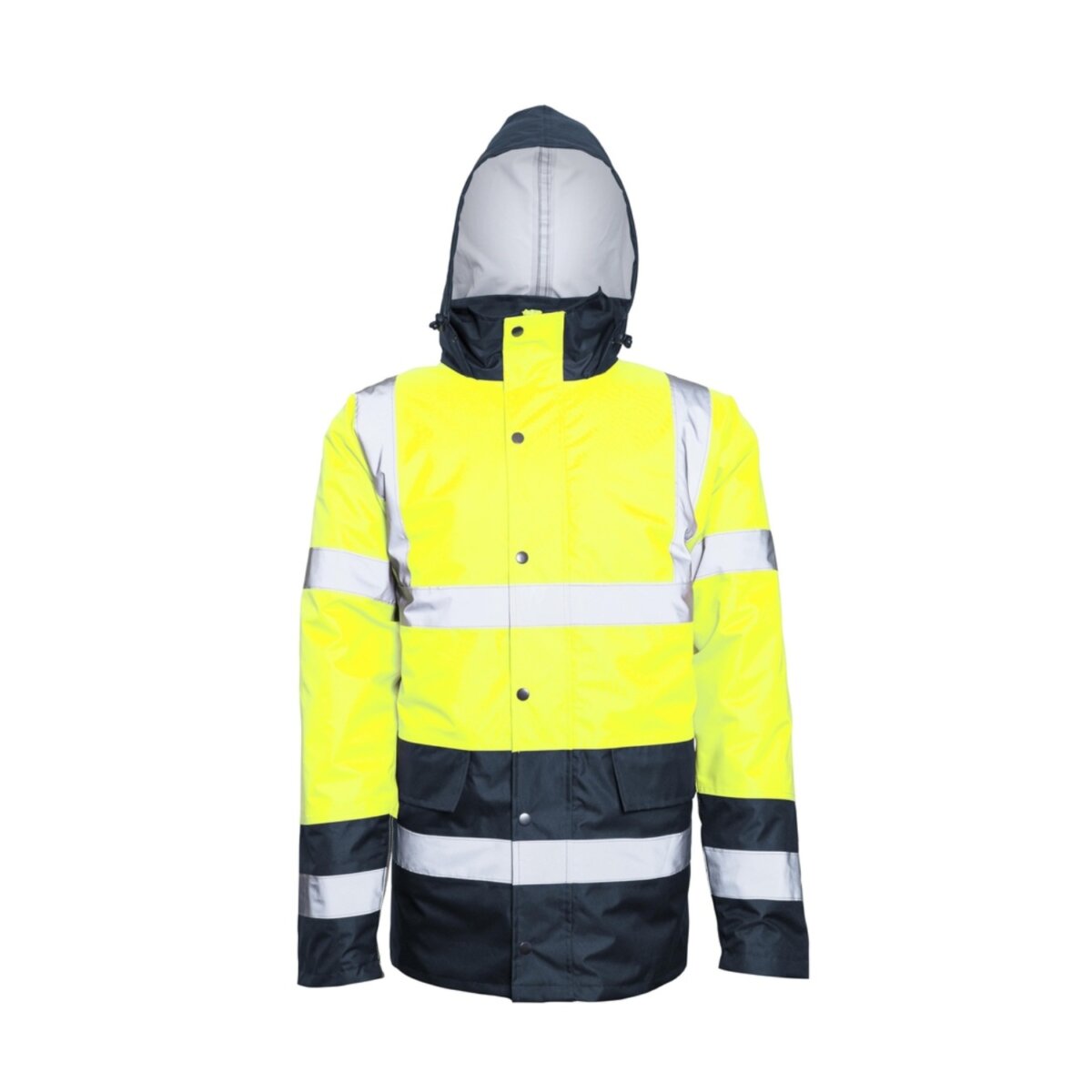Μπουφάν εργασίας Neon ανακλαστικό κίτρινο-μπλε