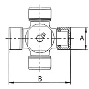 (SAT1001) - - Σταυρός Άξονα - ΤΟΥΟ 22 x 54mm - %f (www.agroticon.com)