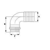 ΓΩΝΙΑ 90° 1 1/2" D30