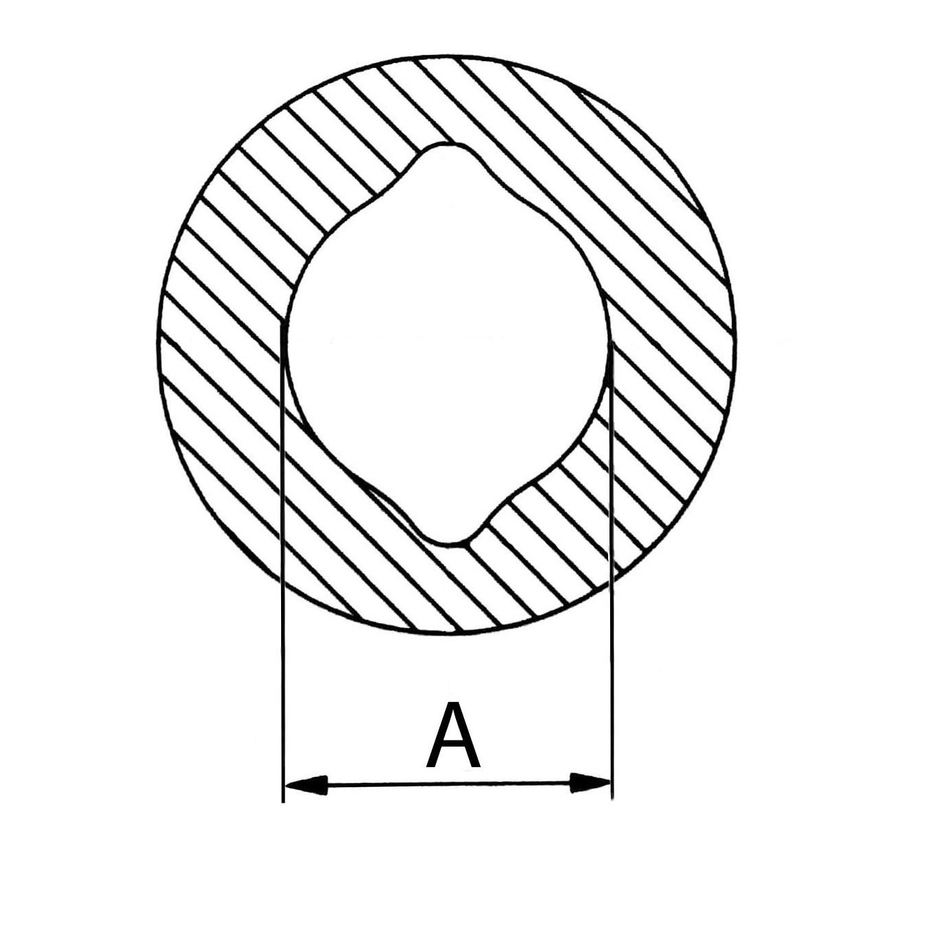 ΔΙΧΑΛΟ 45HP (30.2X92) ΕΞΩ ΔΙΓΩΝΟ