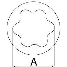 ΔΙΧΑΛΟ 55ΗΡ (34X52/90) ΕΣΩ ΕΞΑΓΩΝΟ