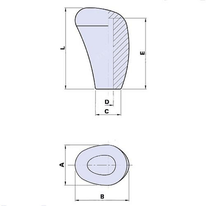 ΠΟΜΟΛΟ ΛΕΒΙΕ ΤΑΧΥΤΗΤΩΝ ΤΡΥΠΑ Ø14mm