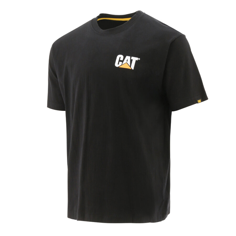 CAT ΜΠΛΟΥΖΑΚΙ ΚΟΝΤΟΜΑΝΙΚΟ ΜΑΥΡΟ TRADEMARK TEE 