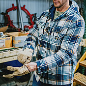 Πουκάμισο εργασίας overshirt με επένδυση μπλε CAT 1040045 Πουκάμισο εργασίας overshirt με επένδυση μπλε CAT 1040045