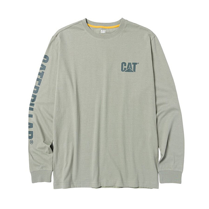 Μακρυμάνικο μπλουζάκι trademark tee πράσινο CAT 1510034 Μακρυμάνικο μπλουζάκι trademark tee πράσινο CAT 1510034