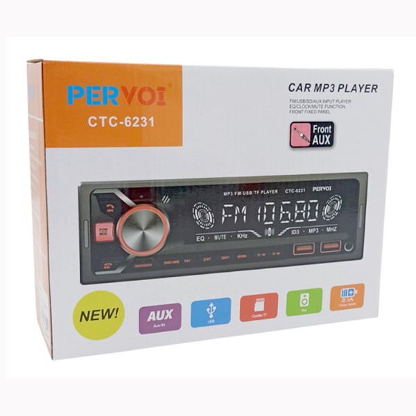 Ηχοσύστημα αυτοκινήτου Universal 1DIN CTC-6231 PERVOI Ηχοσύστημα αυτοκινήτου Universal 1DIN CTC-6231 PERVOI
