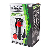 RAIDER ΑΝΤΛΙΑ ΥΠΟΒΡΥΧΙΑ ΑΚΑΘΑΡΤΩΝ INOX RD-WP65 1100W 1