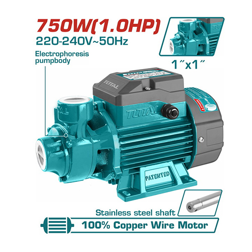 TOTAL ΑΝΤΛΙΑ ΕΠΙΦΑΝΕΙΑΣ ΝΕΡΟΥ ΠΕΡΙΦΕΡΕΙΑΚΗ 750W (TWP17506)