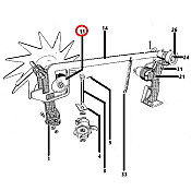 Γραναζάκι μπάλας Welger νέου τύπου βαμμένο