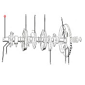 Άξονας Welger δετικού σπάγγου AP61-63-71
