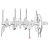 Πλαστικό κουζινέτο δετικού καρδία 