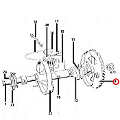 Κορώνα δετικού δεξιά γωνιακή