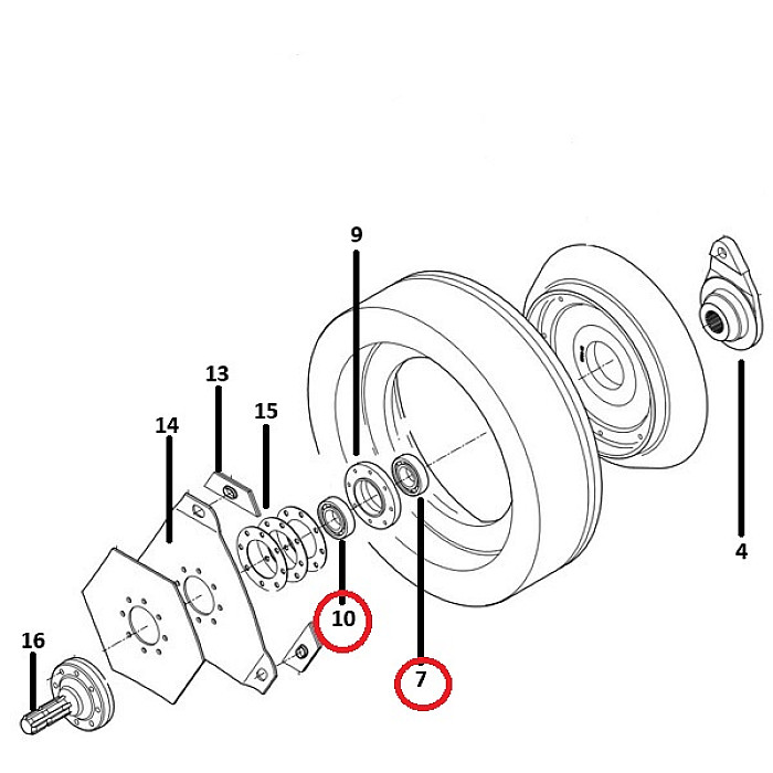 Ρουλεμάν PTO SKF