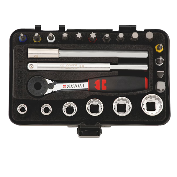 Σετ μύτες - καρυδάκια 1/4'' πολλαπλών χρήσεων  mini 23τεμ