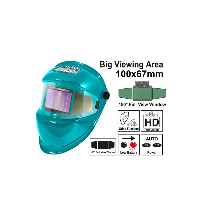 Ηλεκτρονική μάσκα συγκόλλησης ηλεκτρονική πανοραμική - TOTAL 480Kg