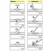 Υαλοκαθαριστήρας Feral Hybrid 19'' / 48cm